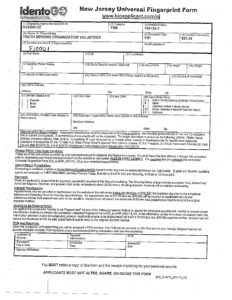 2018 fingerprint form vineland